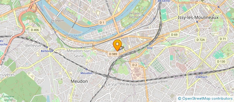localisation de l'entreprise VUE D'ISSY à ISSY-LES-MOULINEAUX