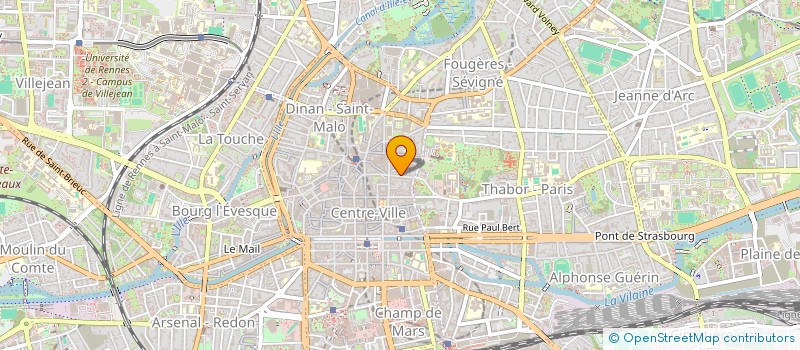 localisation de l'entreprise VUE DE FACE  RENNES