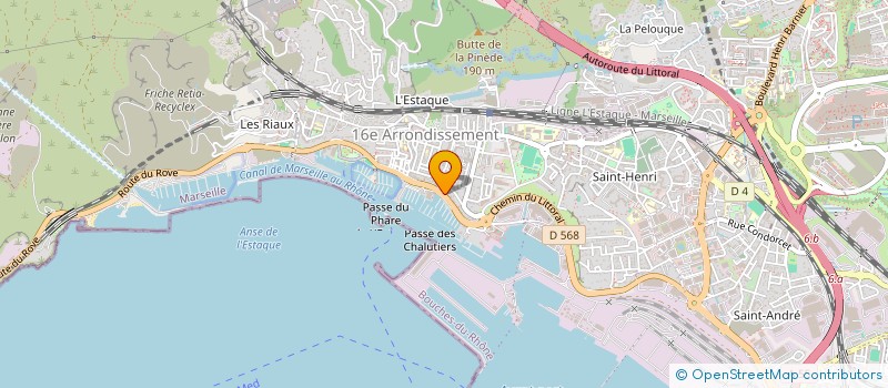 localisation de l'entreprise VUE DE L'ESTAQUE à MARSEILLE