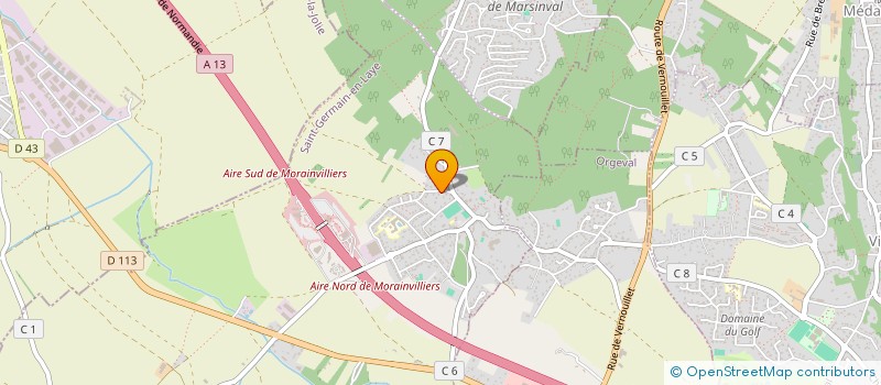 localisation de l'entreprise VUE DES PISTES  MORAINVILLIERS