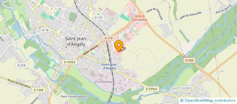 localisation de l'entreprise VUE DES TOURS  SAINT-JEAN-D'ANGELY