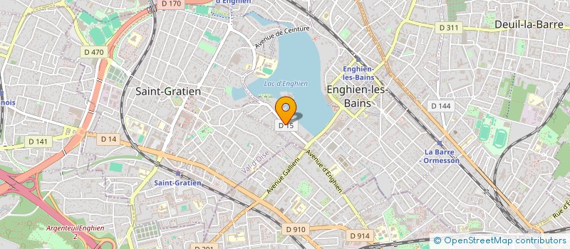 localisation de l'entreprise VUE DU LAC à ENGHIEN-LES-BAINS