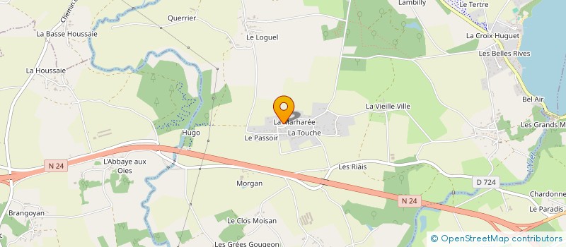 localisation de l'entreprise VUE LAC  TAUPONT