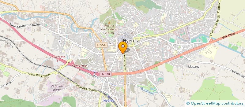 localisation de l'entreprise VUE MER à HYERES