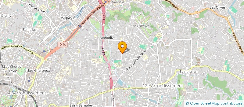 localisation de l'entreprise VUE MER & PINS à MARSEILLE