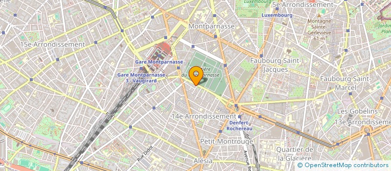 localisation de l'entreprise VUE SUR COUR à PARIS