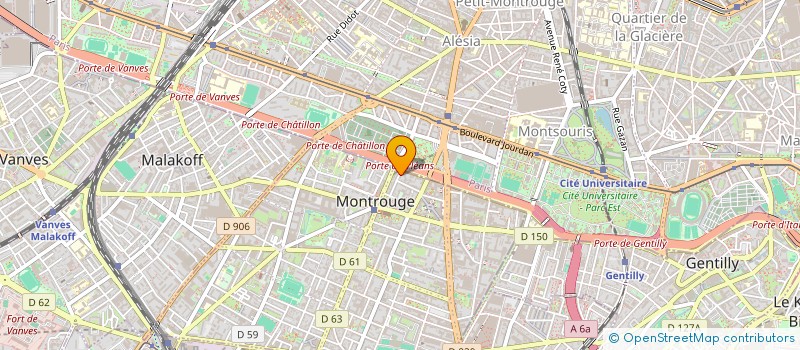 localisation de l'entreprise VUE SUR COURT à MONTROUGE