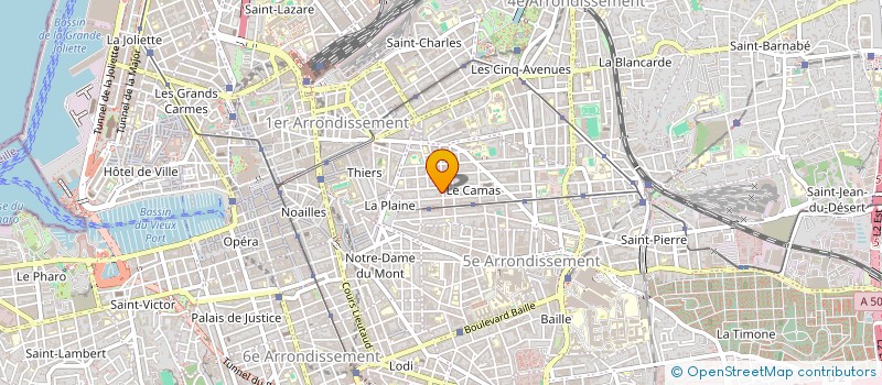 localisation de l'entreprise VUE SUR JARDIN à MARSEILLE
