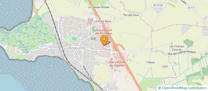 localisation de l'entreprise VUE SUR L'EXTERIEUR à ANGOULINS