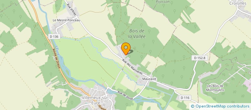 localisation de l'entreprise VUE SUR LA MER PRODUCTIONS à VILLEMEUX-SUR-EURE