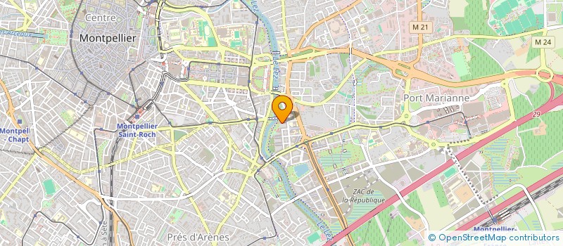 localisation de l'entreprise VUE SUR LEZ à MONTPELLIER