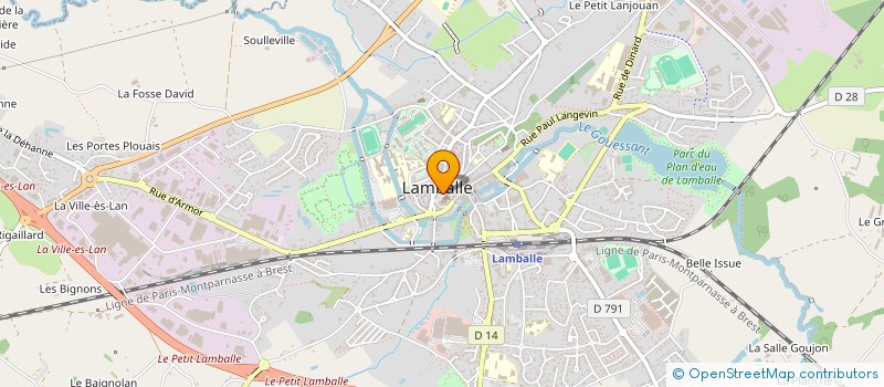 localisation de l'entreprise VUE SUR MER  PLESTAN