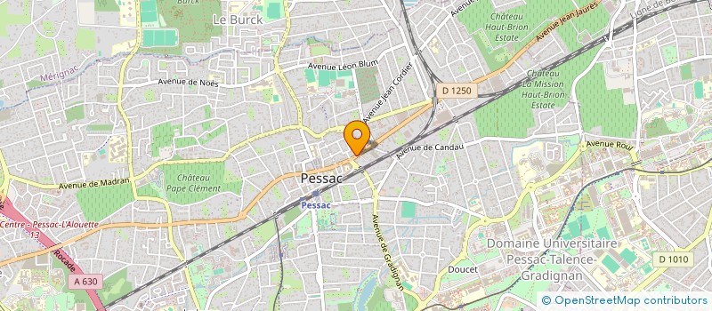 localisation de l'entreprise VUE SUR PISTES  PESSAC