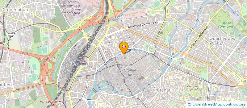 localisation de l'entreprise VUE SUR QUAI à STRASBOURG