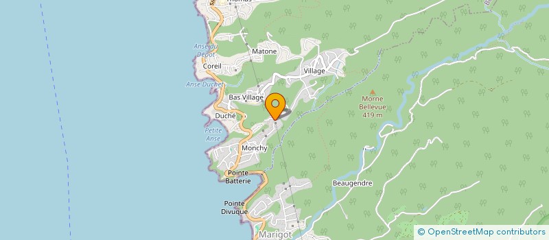 localisation de l'entreprise VUE SUR TERRES  LE GUA