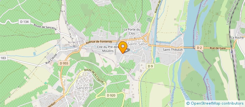 localisation de l'entreprise VUE SUR VIGNES  SAINT-SATUR