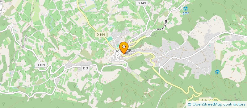 localisation de l'entreprise VUE VENTOUX  BONNIEUX