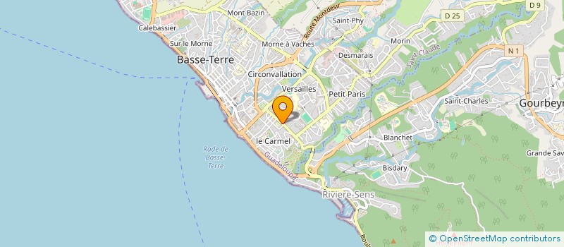 localisation de l'entreprise VUES CARAIBES à BASSE-TERRE
