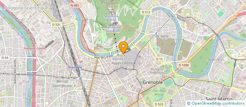 localisation de l'entreprise VUES D EN FACE à GRENOBLE