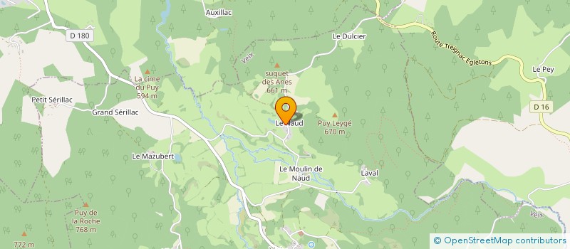 localisation de l'entreprise VUES SUR LES MONEDIERES  VEIX