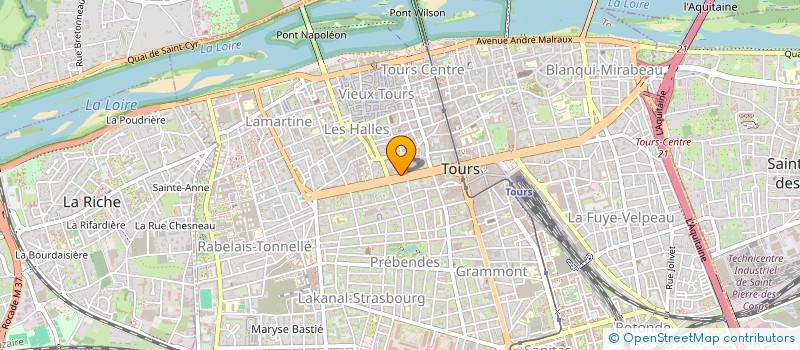 localisation de l'entreprise VUES SUR LOIRE  TOURS