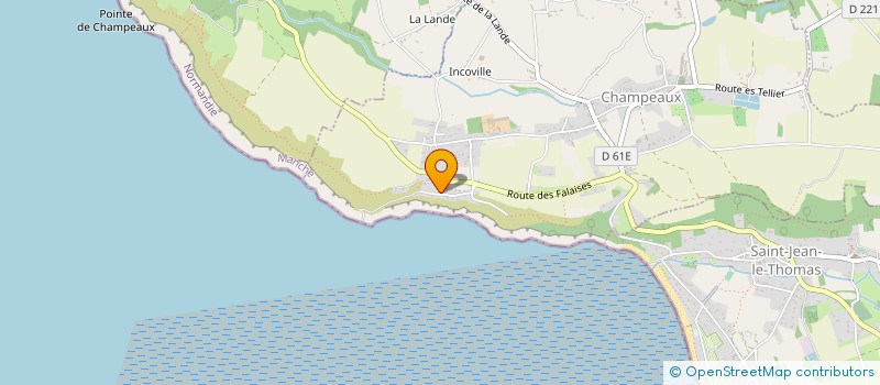 localisation de l'entreprise VUES SUR MER ET MONT  CHAMPEAUX