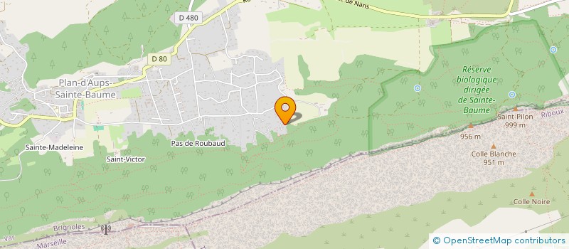 localisation de l'entreprise VUG HOLDING  PLAN-D'AUPS-SAINTE-BAUME