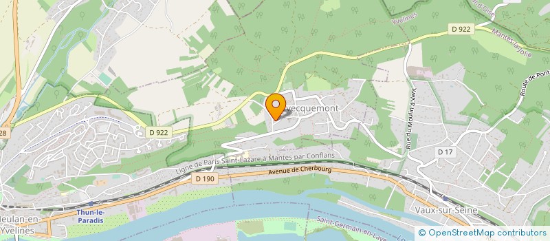 localisation de l'entreprise VUILLAUME  EVECQUEMONT