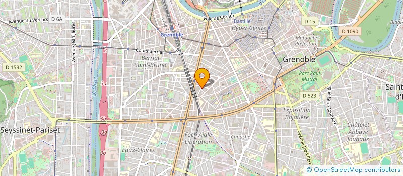 localisation de l'entreprise VUILLAUME & BERGERON  GRENOBLE