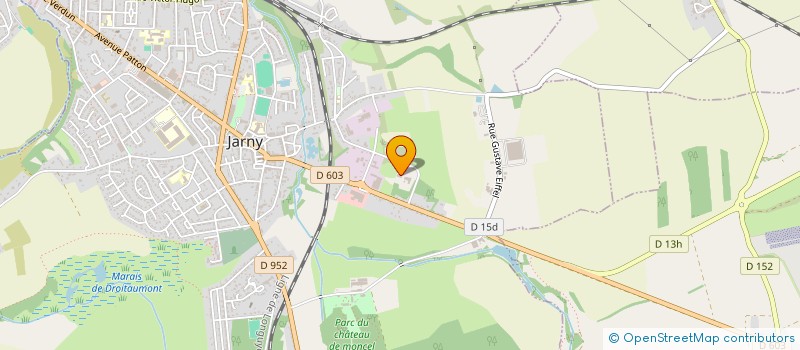 localisation de l'entreprise VUILLAUME FRERES  JARNY