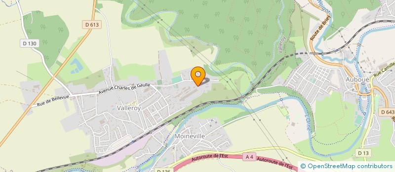localisation de l'entreprise VUILLAUME SAS à VALLEROY
