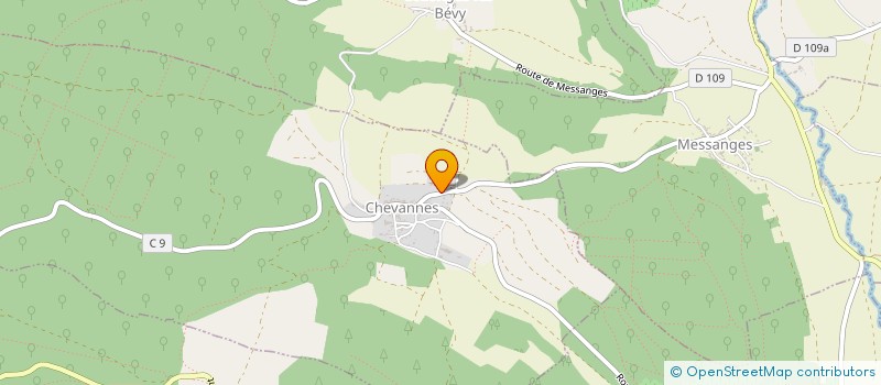 localisation de l'entreprise VUILLEMENT ZINETTI à CHEVANNES