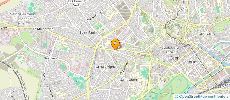 localisation de l'entreprise VUILLEMIN KERSALE à CAEN