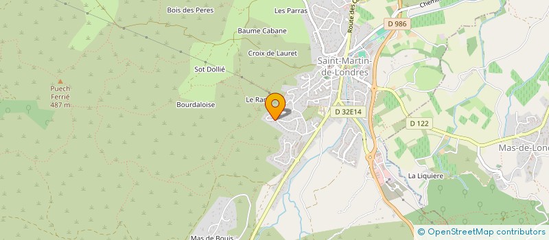 localisation de l'entreprise VUILLEMOT FABIEN TP à SAINT-MARTIN-DE-LONDRES