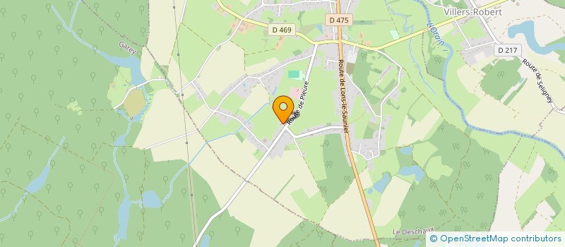 localisation de l'entreprise VUILLET BUREAU D'ETUDES  LES ESSARDS-TAIGNEVAUX