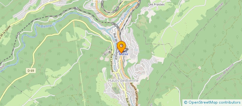 localisation de l'entreprise VUILLET VEGA à HAUTS DE BIENNE