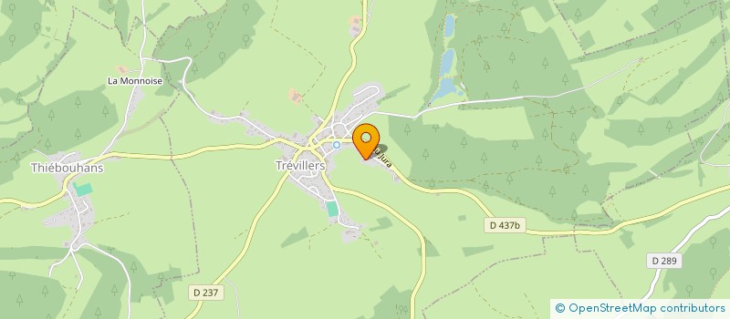 localisation de l'entreprise VUILLIN PERE ET FILS  TREVILLERS