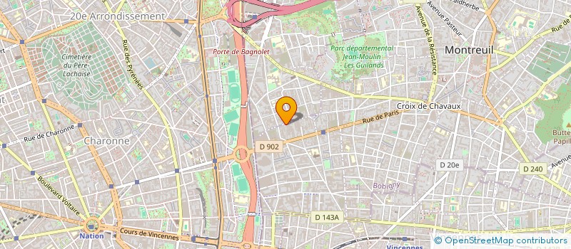 localisation de l'entreprise VUKA à MONTREUIL