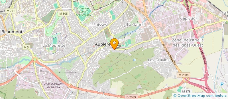 localisation de l'entreprise VULC 1  AUBIERE