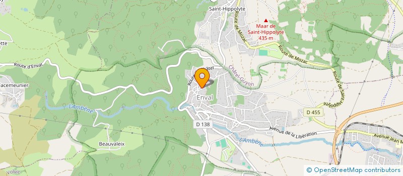 localisation de l'entreprise VULCA'NO'MAD  ENVAL