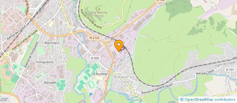 localisation de l'entreprise VULCABOIS à AURILLAC