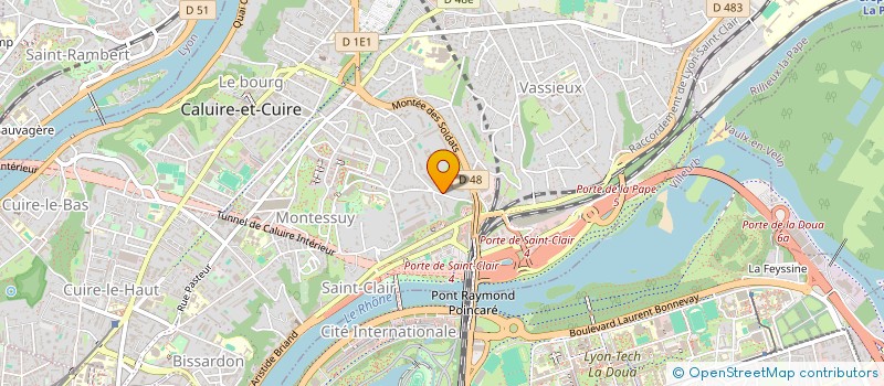 localisation de l'entreprise VULCAIN 1  CALUIRE-ET-CUIRE