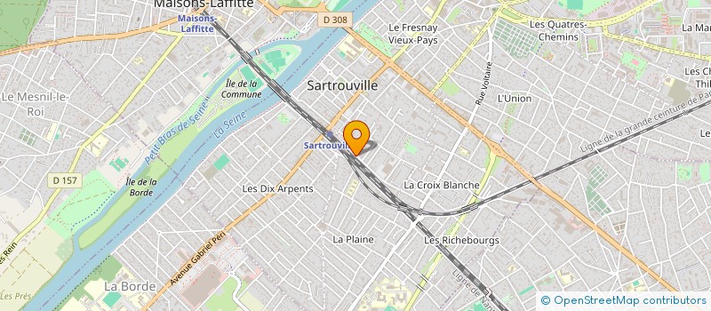 localisation de l'entreprise VULCAIN 2  HOUILLES