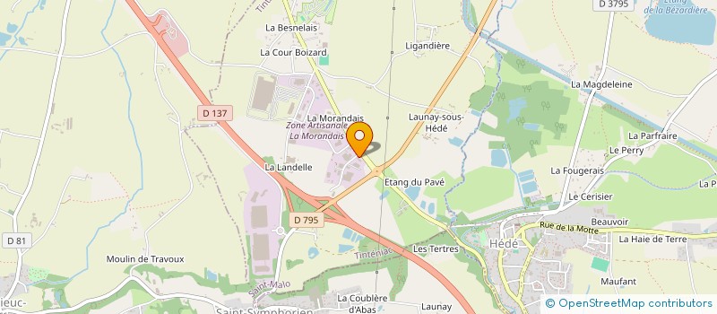 localisation de l'entreprise VULCAIN à TINTENIAC