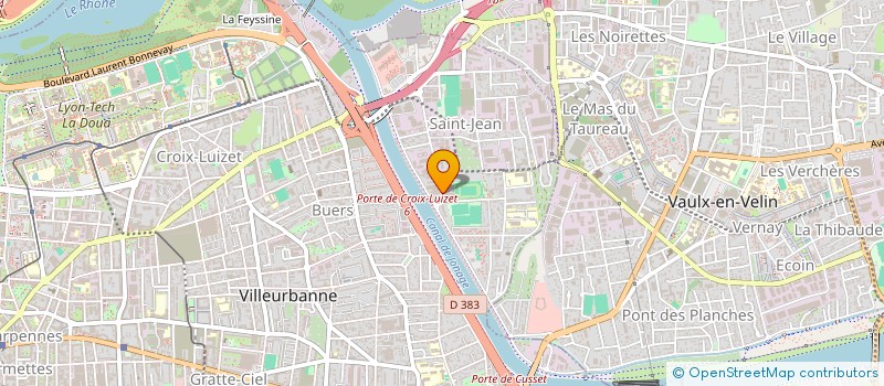 localisation de l'entreprise VULCAIN  VILLEURBANNE
