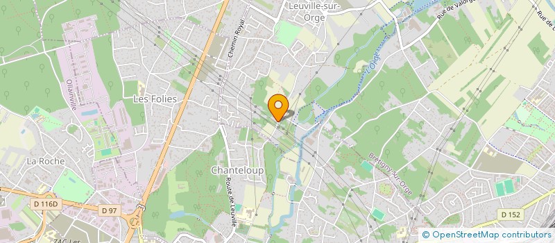 localisation de l'entreprise VULCAIN  LEUVILLE-SUR-ORGE