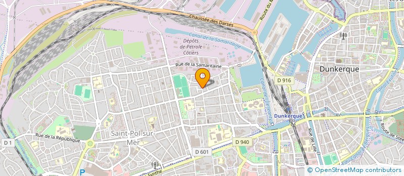 localisation de l'entreprise VULCAIN à DUNKERQUE