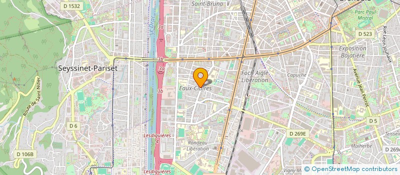 localisation de l'entreprise VULCAIN  GRENOBLE