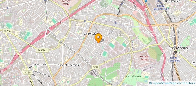 localisation de l'entreprise VULCAIN à MONTREUIL