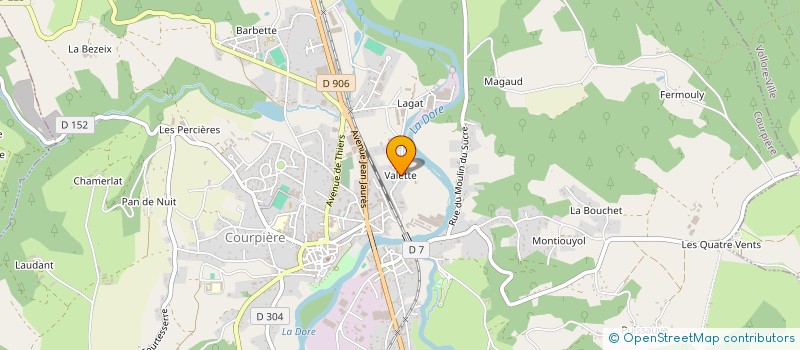 localisation de l'entreprise VULCAIN CYCLES à COURPIERE